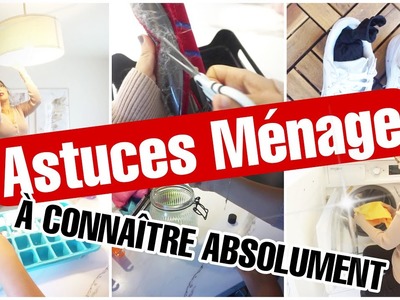 ✨ASTUCES MÉNAGE À CONNAÎTRE ABSOLUMENT. CLEANING HACKS