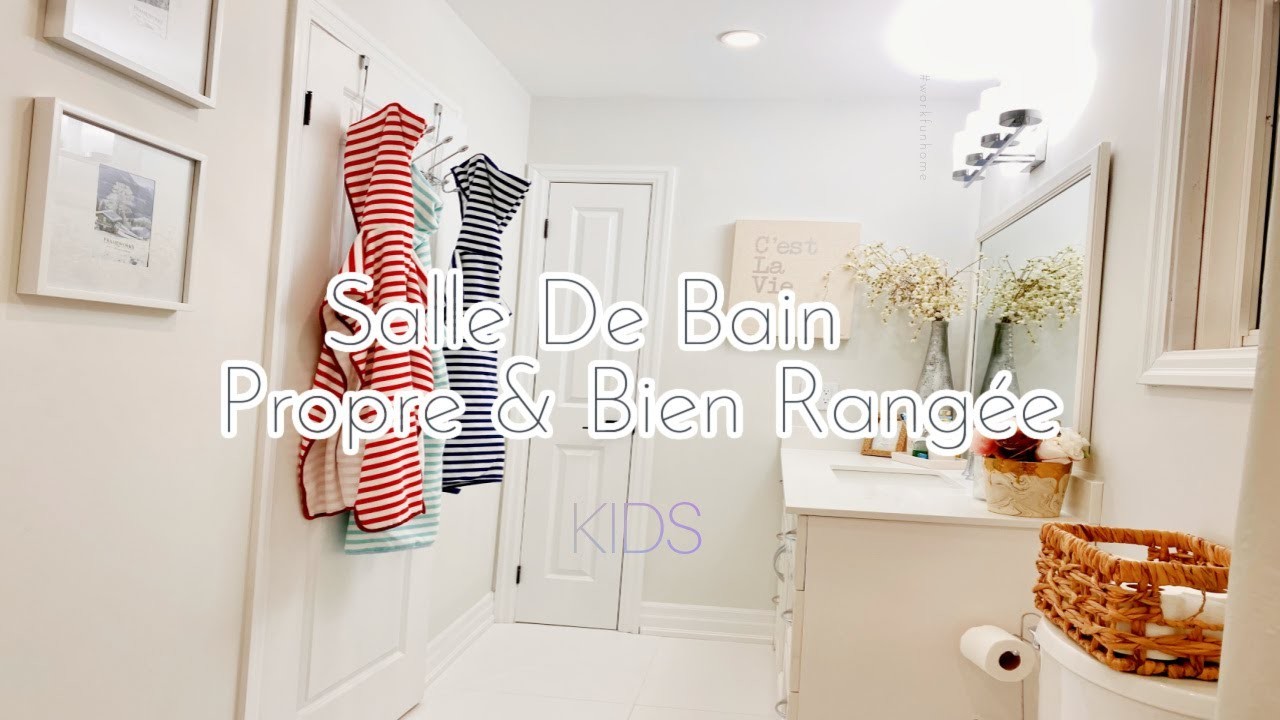 Une Salle De Bain Propre et Bien Rangée | Après Renovation| Bathroom Refresh| #bathroom #homedecor