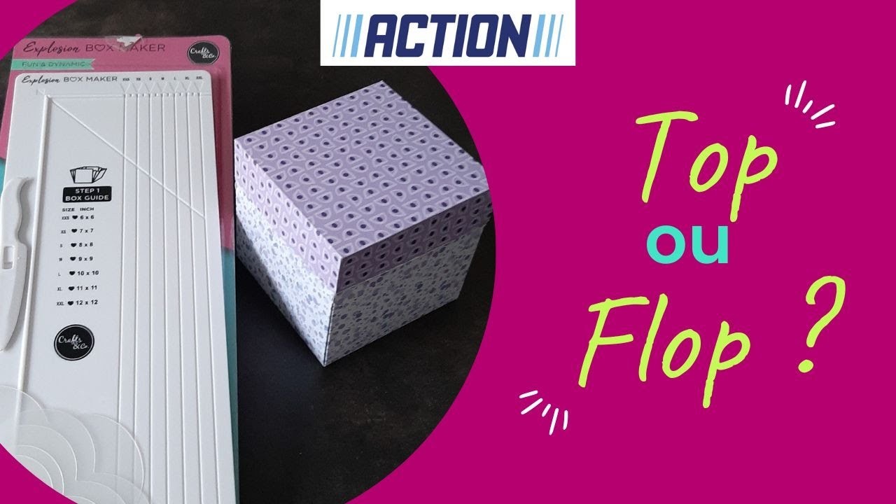 Test et tuto nouveauté Action : la planche Explosion box Maker top ou flop ?