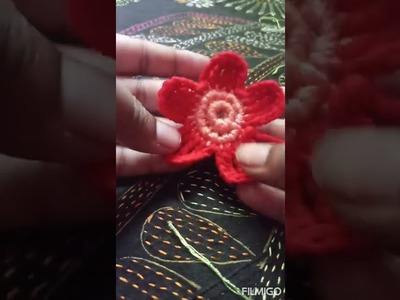 Crochet flower(খুব সুন্দর ফুলের ডিজাইন)