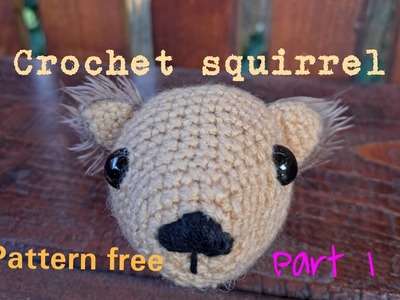 Crochet squirrel amigurami????Part1.Pattern FREE *Hackovana vevericka ✨️  @AmiBear2022