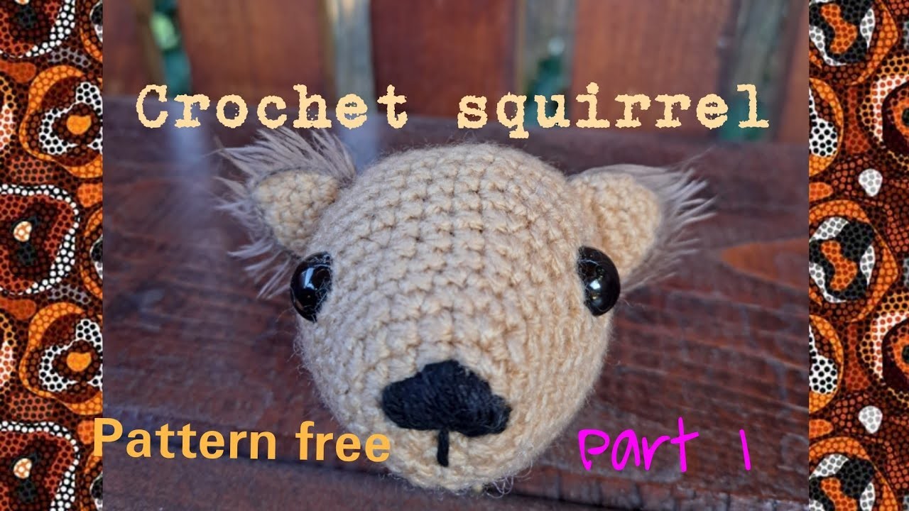 Crochet squirrel amigurami????Part1.Pattern FREE *Hackovana vevericka ✨️  @AmiBear2022