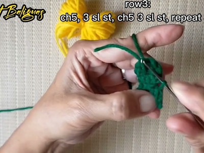 Dandelion flowers crochet
