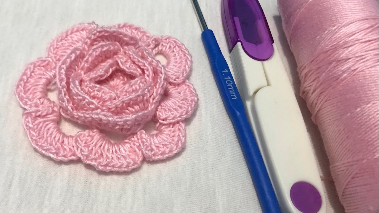 কুশিকাটার ফুল. কুশিকাটার কুশান কভার ফুল. crochet flowers ???? #crochet lover