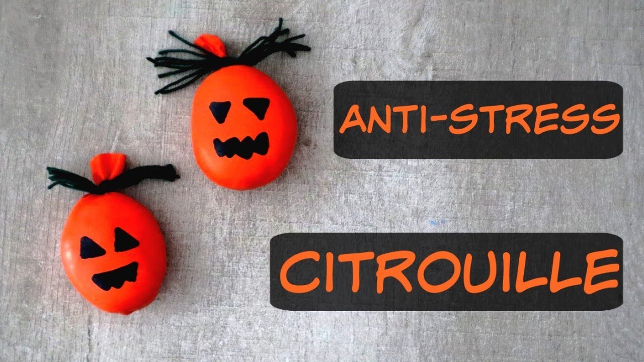 Balle Anti-Stress Citrouille !