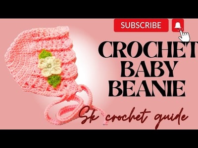 Crochet baby beanie #crochettutorial #crochetforbeginners #crochet #babybeanie#urduhindicrochet