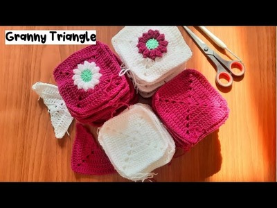 Crochet Granny Triangle (3)