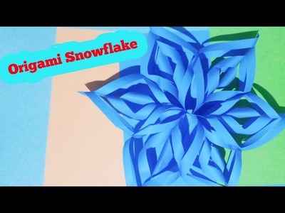 DIY ORIGAMI SNOWFLAKE 3D