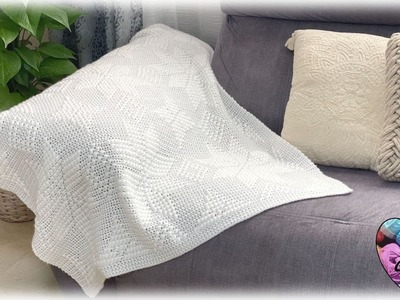 ❄️Projet COSY CHIC Partie 1.2 crochet Blanket #crochet #вязаниекрючком #diy #вязаниекрючком #blanket