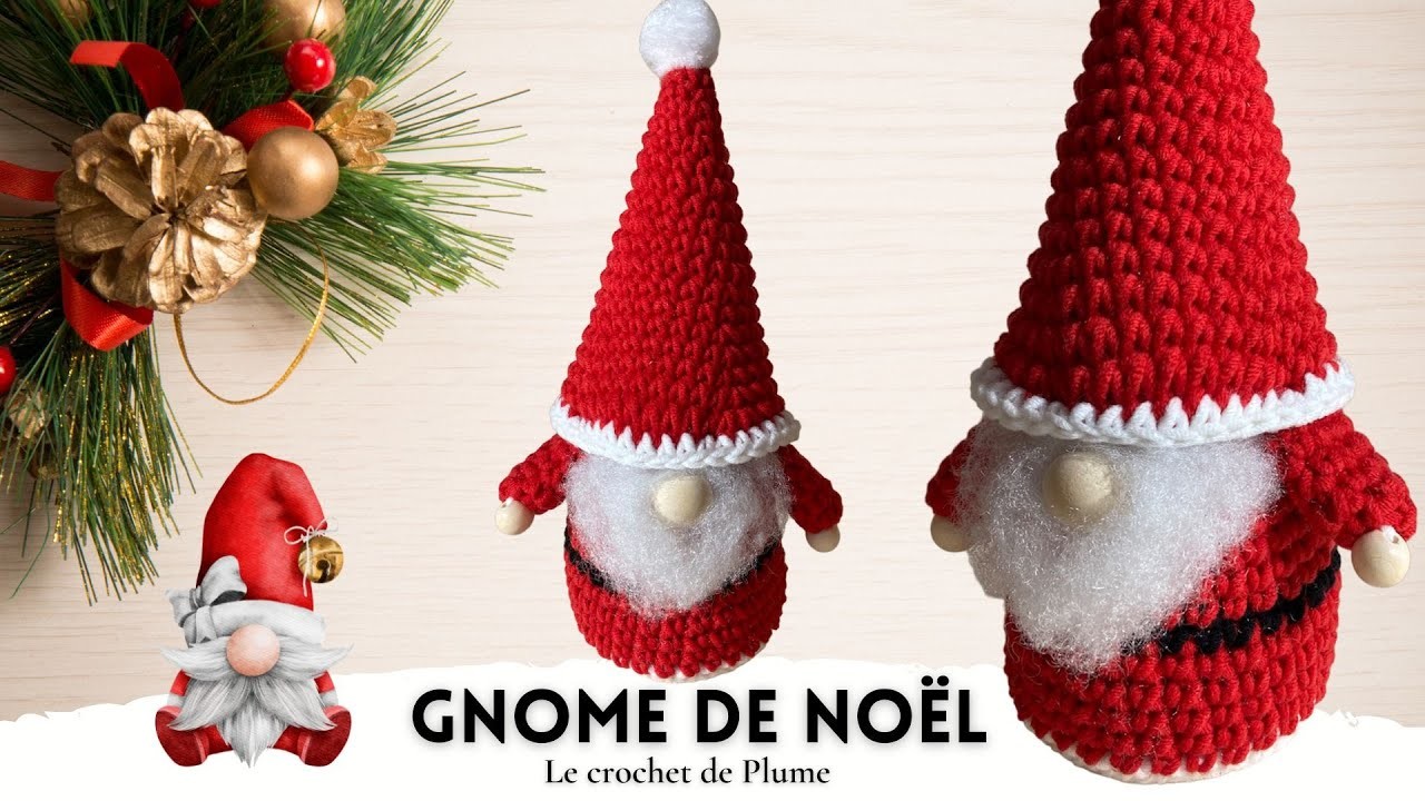 Comment faire un GNOME de Noël au crochet ?????Amigurumi Facile et Rapide ???? Tuto Lou Passion DREAM ????
