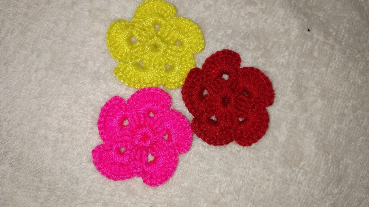 কুশিকাটার ফুল.crochet flower-Rima's work