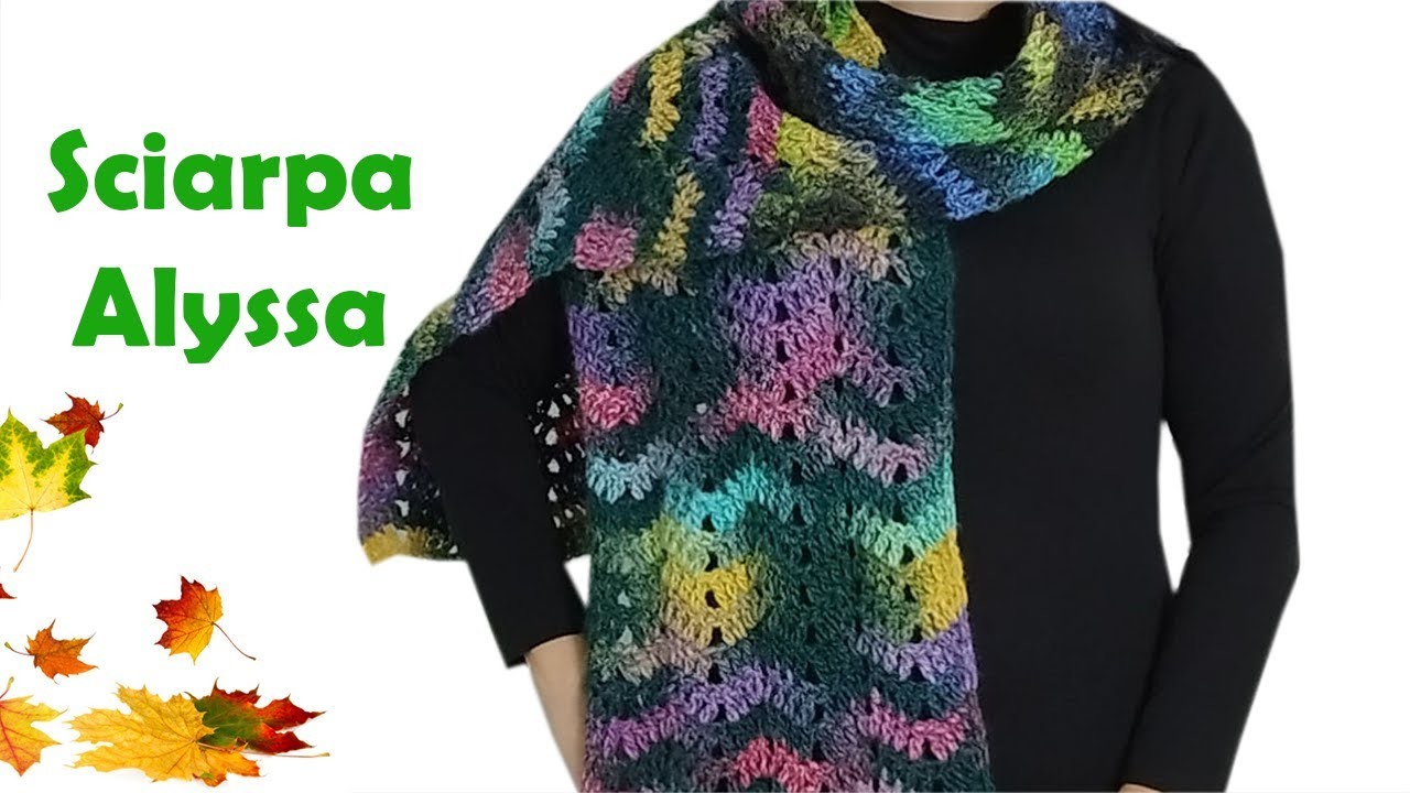 Tutorial Sciarpa Alyssa  crochet #crochet #crochettutorial #pattern