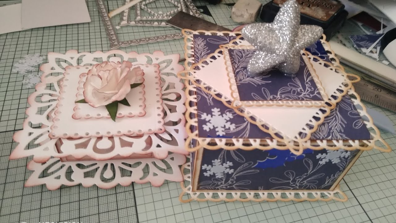 Tuto pour réaliser une boite adaptée en fonction de la taille de votre Die VIDEO 1