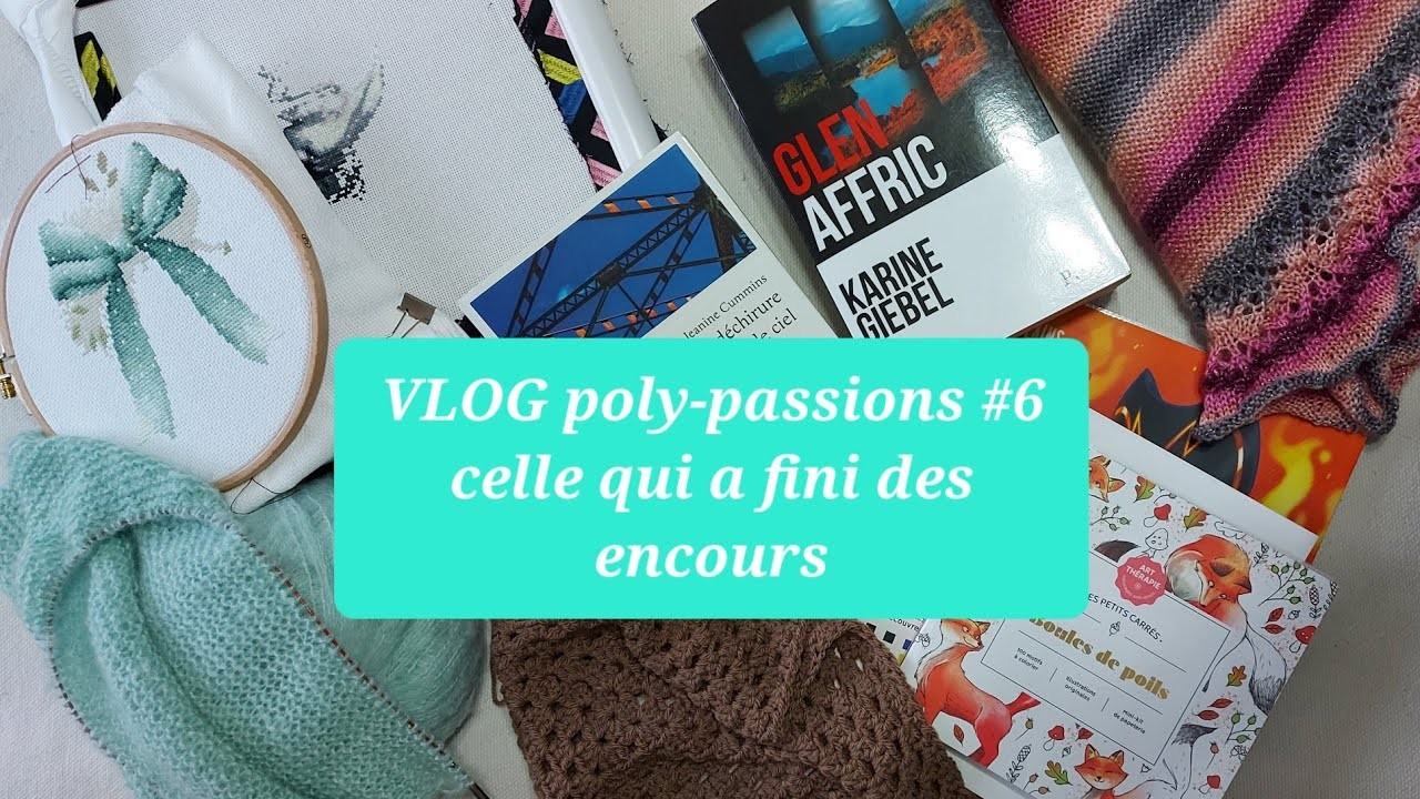 Vlog poly-passions #6 - celle qui a fini des encours
