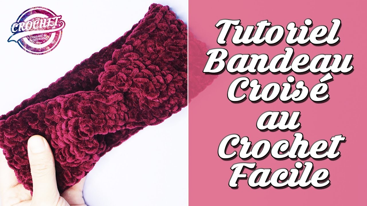 Bandeau Croisé au Crochet en 30 minutes