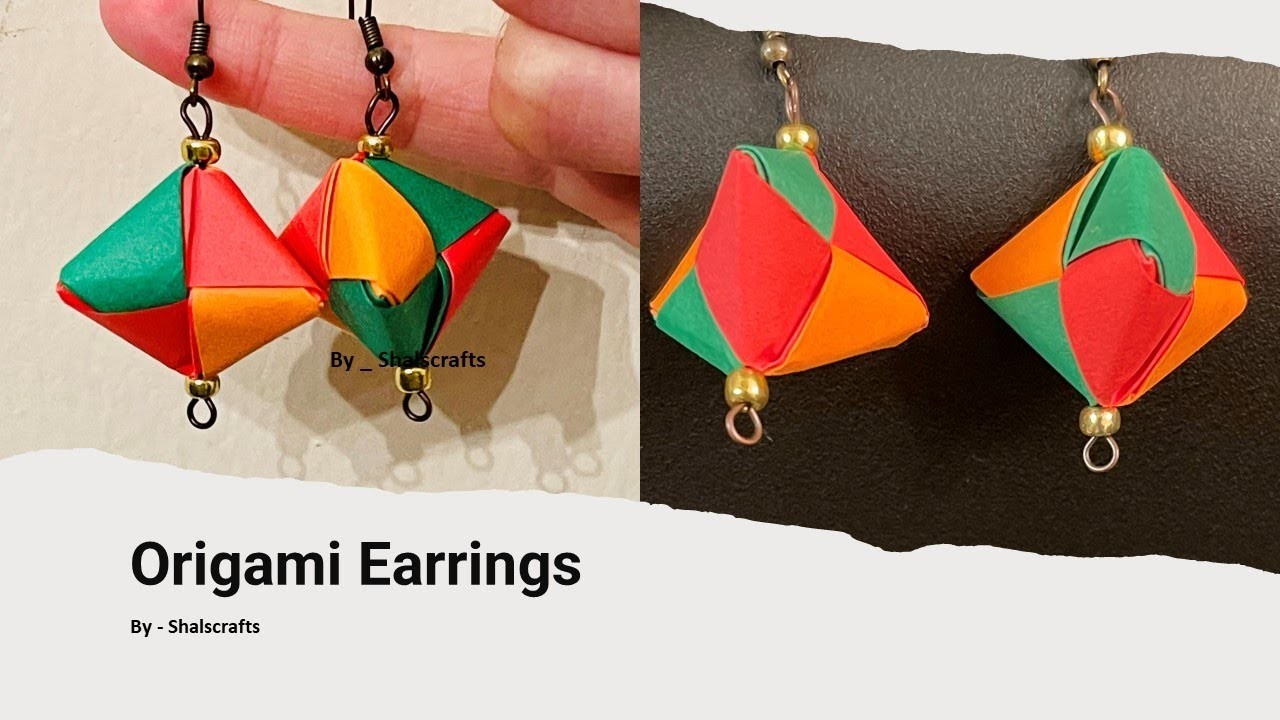 Origami Ear rings