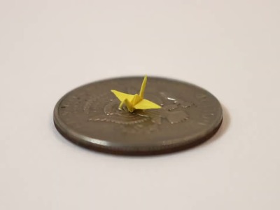 Origami Miniature Crane
