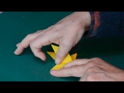 Simple origami bird