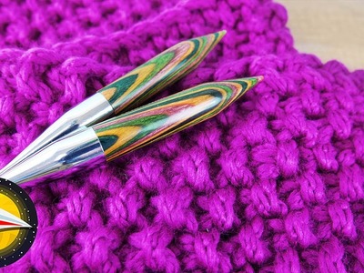 Tricoter une écharpe en laine XXL | Aiguilles 15mm | Super moelleux