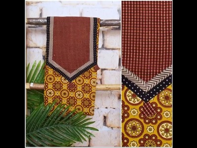 Upcycled Patchwork Kurti Fabric | Patchwork Kurti Designs | Sangisathi