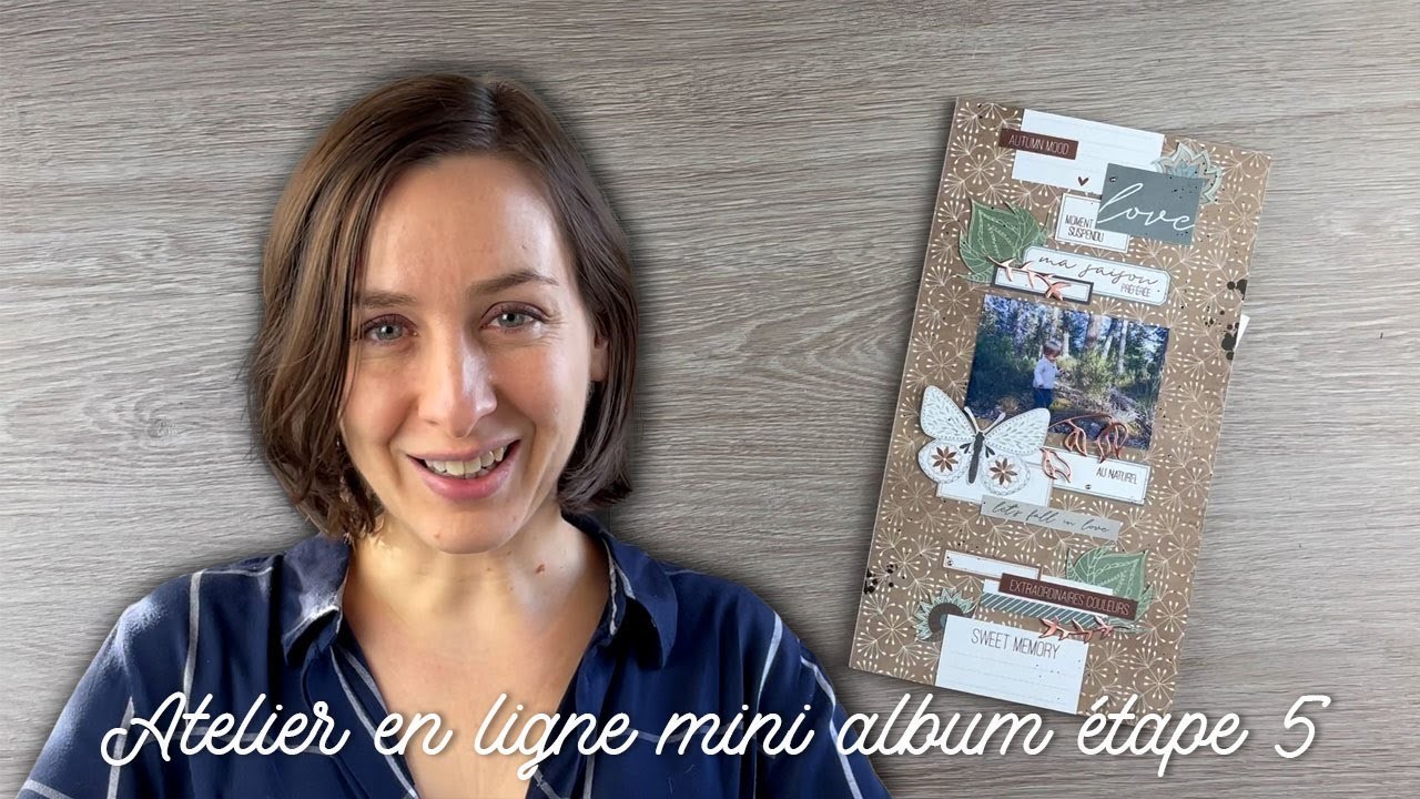 SCRAPBOOKING Atelier en ligne Belle saison - étape 5