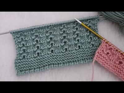 Iki şiş örnek.   knitting crochet