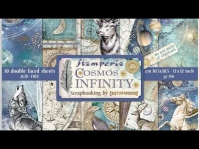 Tutoriel album cosmos infinity partie 4 @libertecreative8241 @Stamperiainternational #scrapbooking #tutorial
