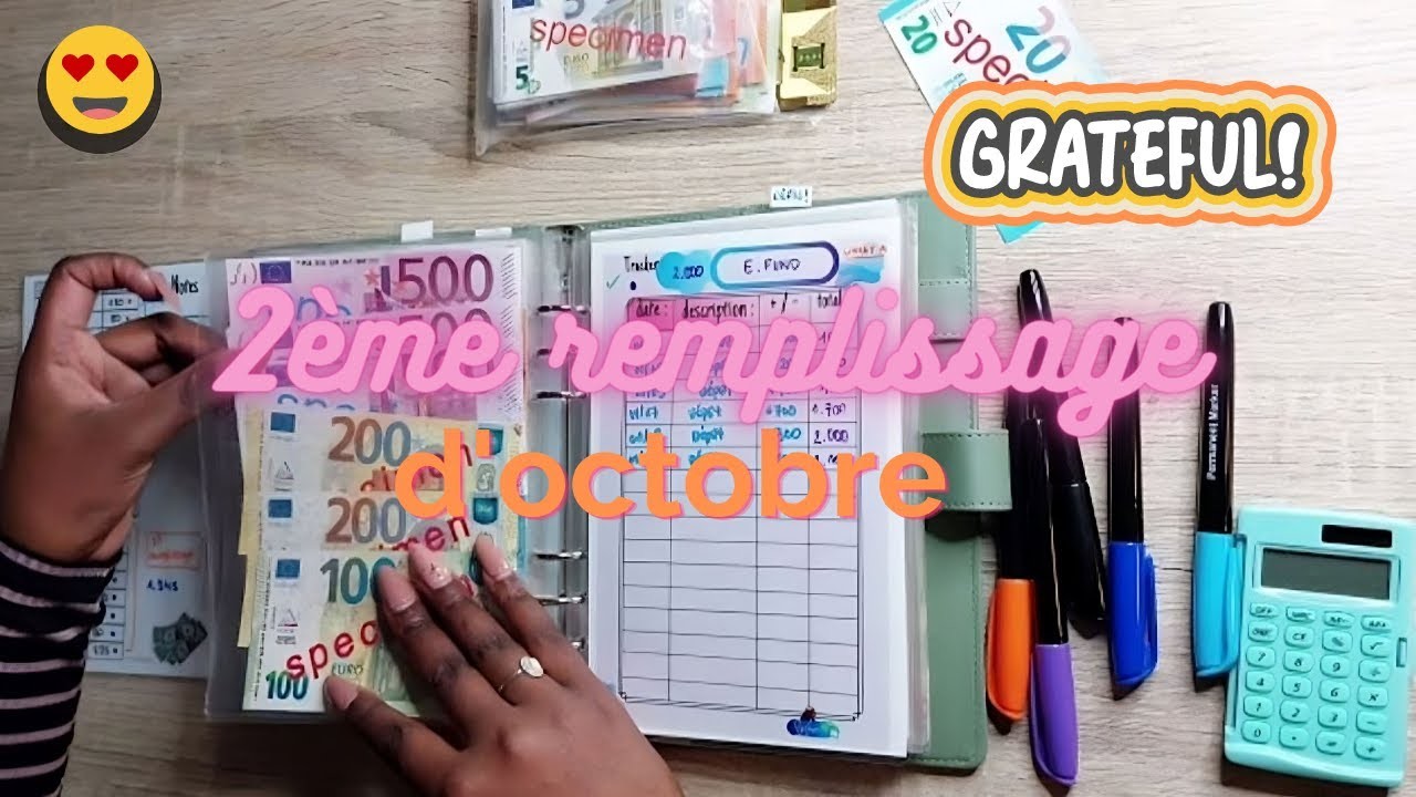 2e REMPLISSAGE D'OCTOBRE : les enveloppes long terme ????| Méthode des enveloppes budgétaires