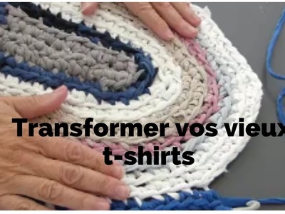 Une idée pour recycler les vieux t-shirts.