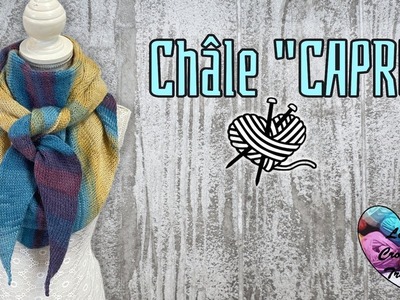 1 PELOTE SUFFIT Châle "Capri" Tricot tuto #crochetlovers #tutocrochet #вязаниекрючком #crochet #knit