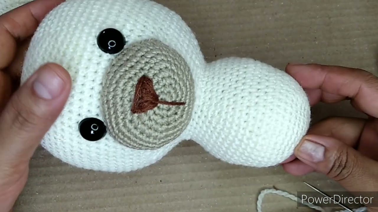 Osito amigurumi crochet parte 5 armado