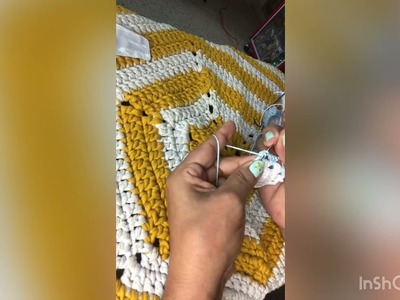 Tendido de cama a crochet