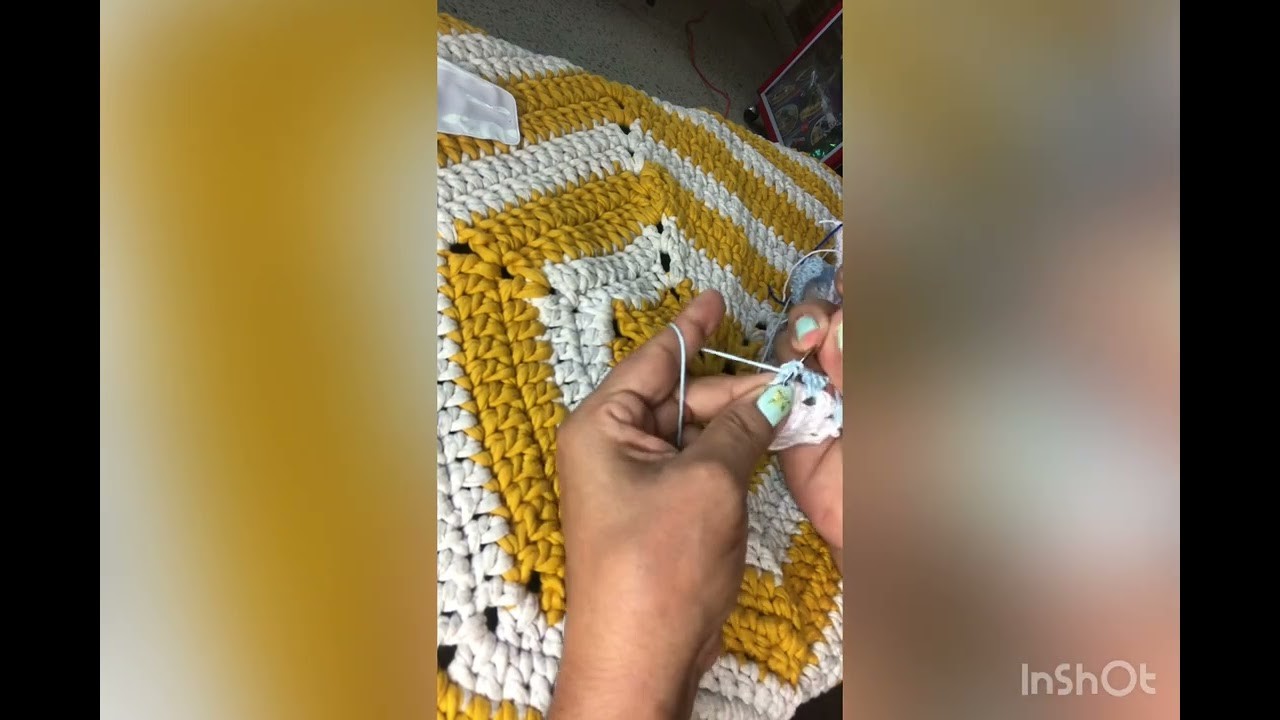 Tendido de cama a crochet