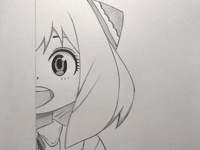 Comment dessiner Anya Forger de l'anime Spy x Family | Dessin Anya Forger