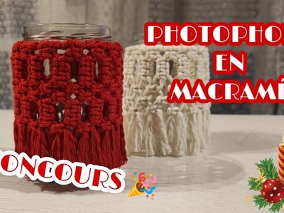 DIY photophore en macramé #1 + CONCOURS ????| Livy Macramé