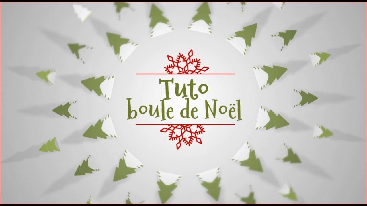 Tuto Boules de Noël #tuto #noel #scrap #diy