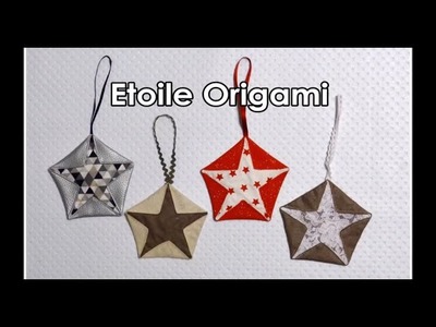Déco Etoiles Origami Noël - Tuto DIY Facile - Couture