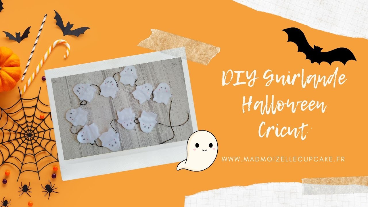 DIY Halloween : Guirlande Fantômes