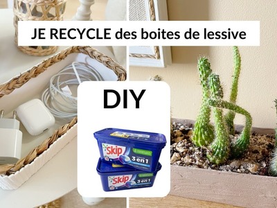 DIY RECUP ☞ Je recycle mes boites de lessive
