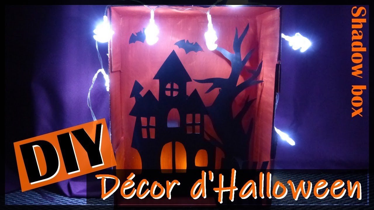 [DIY Halloween] Shadow box. boite à ombres d'Halloween