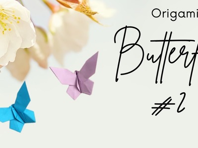 How to make a magnifique paper Butterfly| Origami papillon #2
