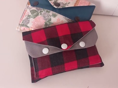How to make a purse.mini pochette~Couture Anaïs.