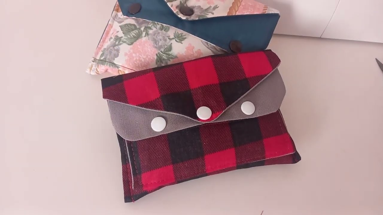 How to make a purse.mini pochette~Couture Anaïs.
