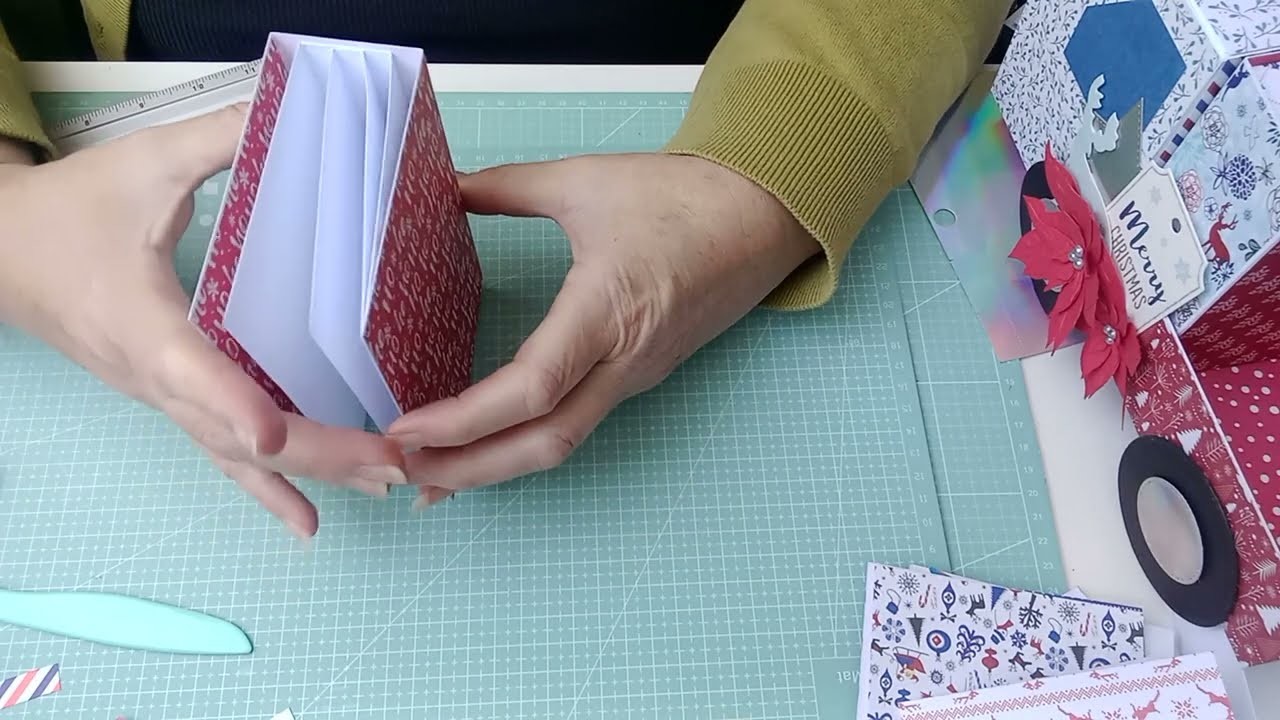 Tuto mini album happymail pour le camion 3d #7