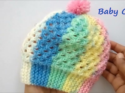 Knitting Woolen Baby Cap. Topi Knitting. Topi Ki Bunayai
