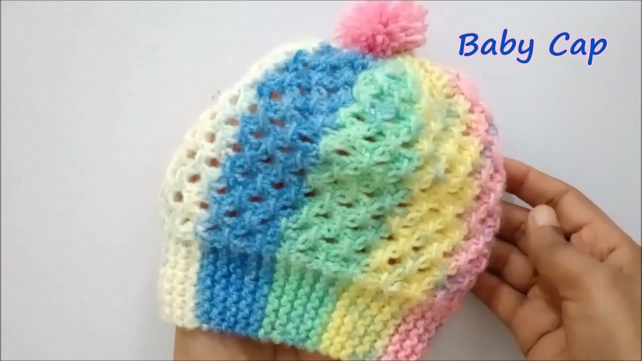 Knitting Woolen Baby Cap. Topi Knitting. Topi Ki Bunayai