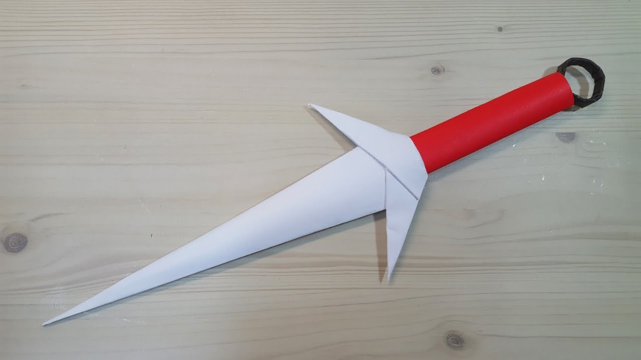 Origami 종이접기 쿠나이  MINATO KUNAI おりがみ pliage de papier 折纸 оригами 摺紙 折り紙 اوريغامي