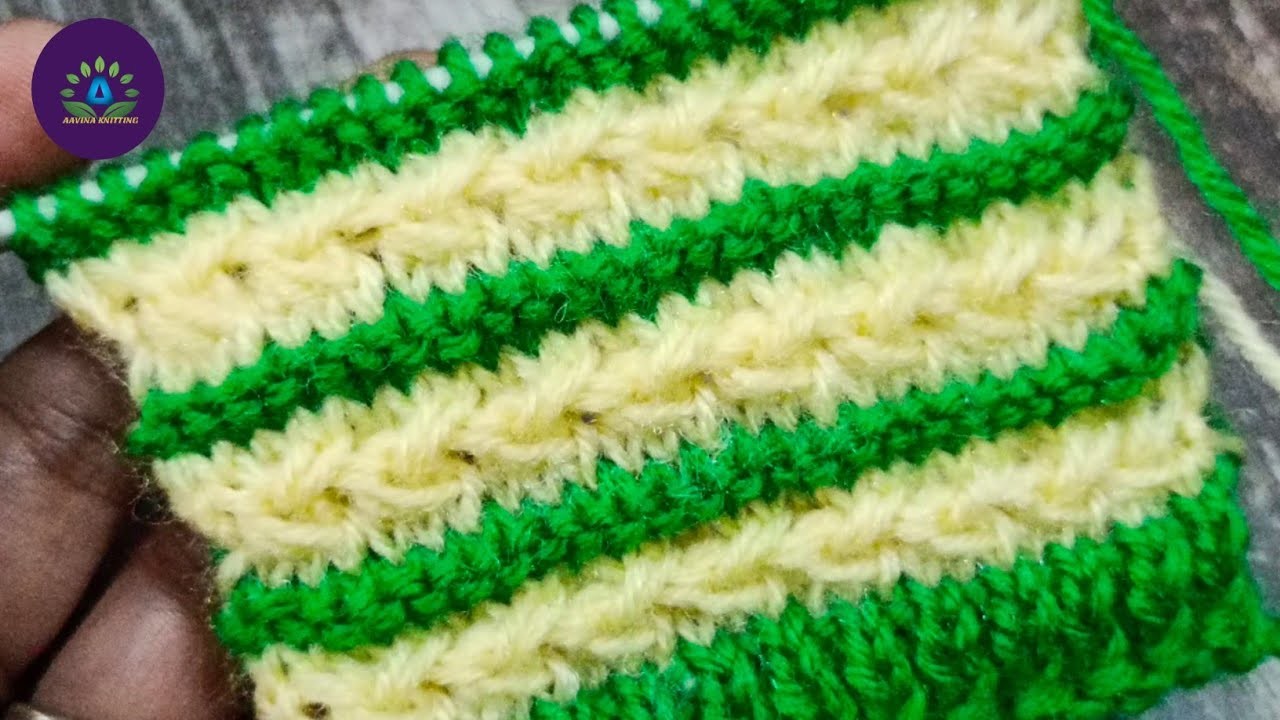 बेल बुनाई पेटर्न | Knitting Design #656 | Easy knitting Lace pattern