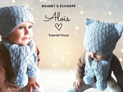 #304 Tutoriel Bonnet & Écharpe???? Aloïs???? DÉBUTANT✅ @mailanec  #knitting #tutorial #easy