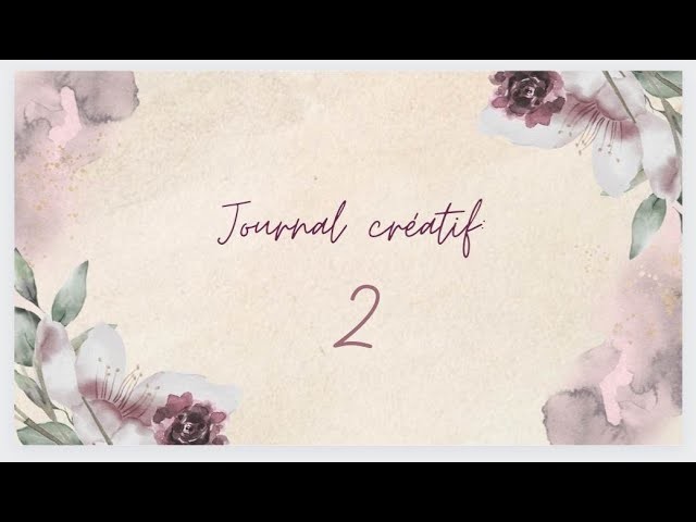 Journal Créatif 15 novembre 2022